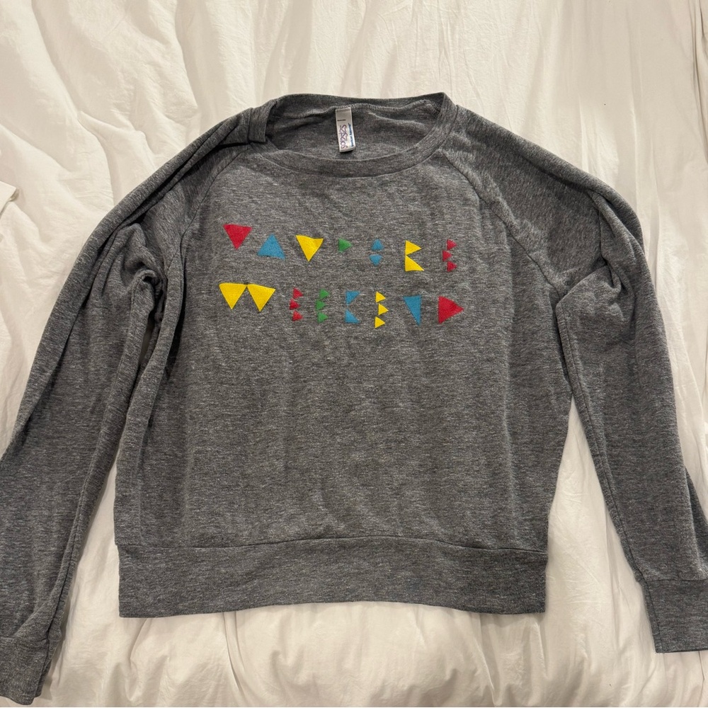 Vampire Weekend American Apparel Gray Sweater RARE